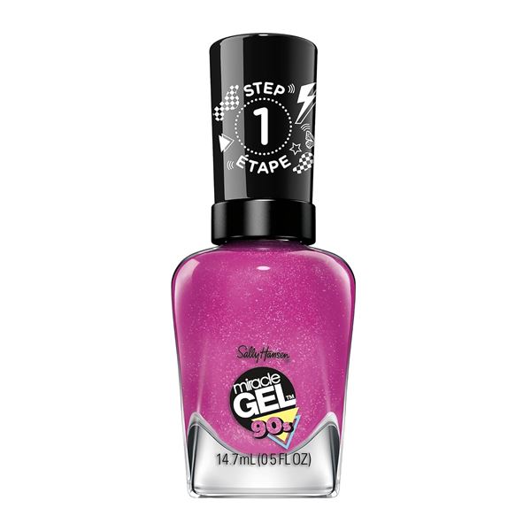 NEW 3 X 14.7ML BOTTLES OF SALLY HANSEN MIRACLE GEL
