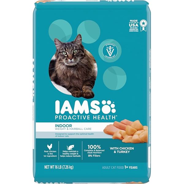 NEW 7.26KG IAMS PROACTIVE HEALTH HAIRBALL CARE