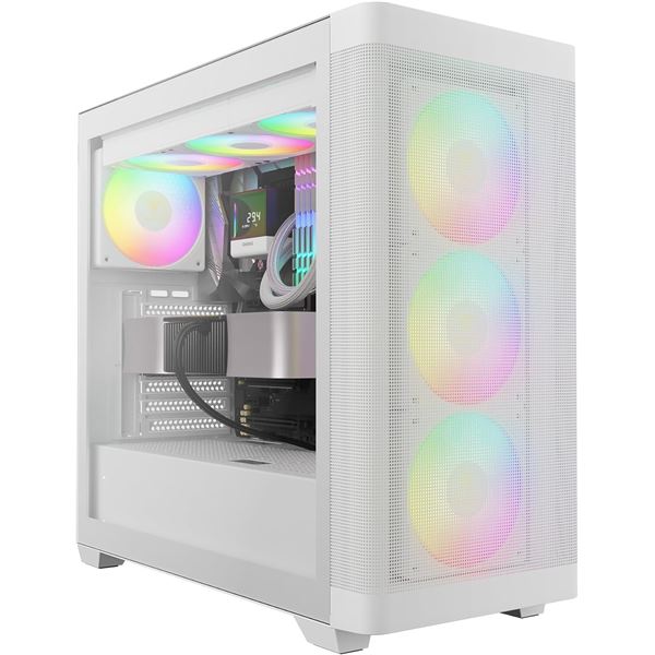 NEW GAMDIAS ATHENA WHITE ATX MID TOWER COMPUTER