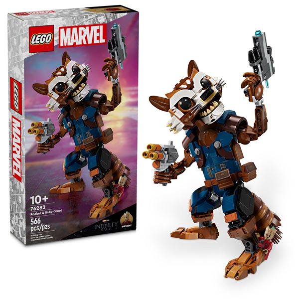 NEW LEGO MARVEL ROCKET & BABY GROOT
