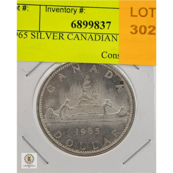 1965 SILVER CANADIAN DOLLAR