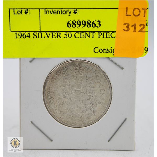 1964 SILVER 50 CENT PIECE
