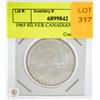 Image 1 : 1965 SILVER CANADIAN DOLLAR