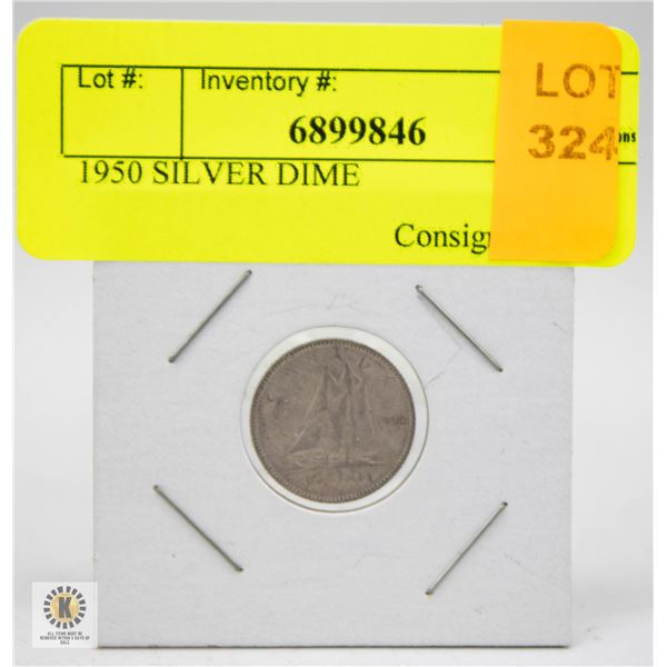 1950 SILVER DIME