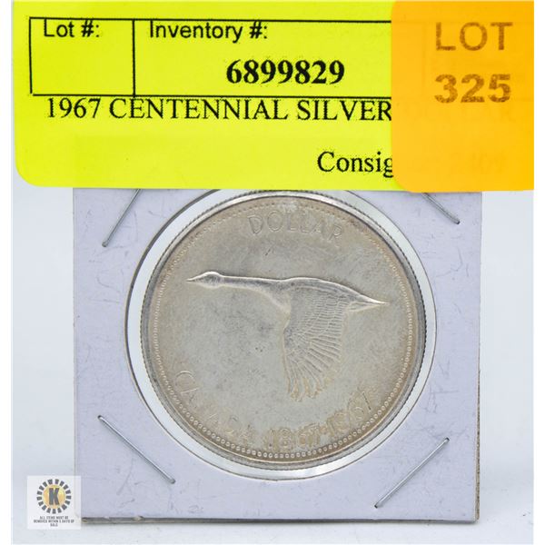 1967 CENTENNIAL SILVER DOLLAR