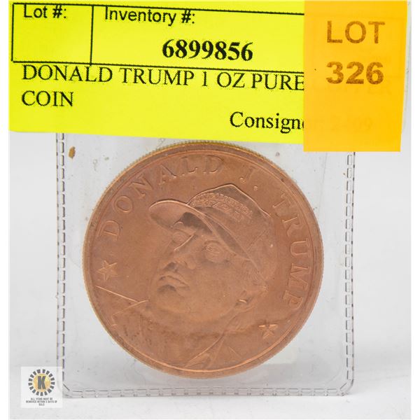 DONALD TRUMP 1 OZ PURE COPPER COIN