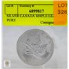 Image 1 : SILVER CANADA MAPLE LEAF 1 OZ PURE