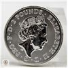 Image 2 : 1 OZ PURE SILVER 2 POUNDS ELIZABETH II