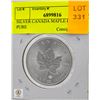 Image 1 : SILVER CANADA MAPLE LEAF 1 OZ PURE