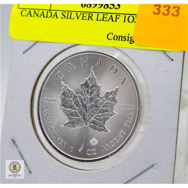 CANADA SILVER LEAF 1OZ PURE