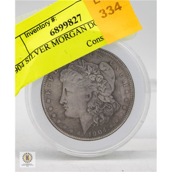 1904 SILVER MORGAN DOLLAR