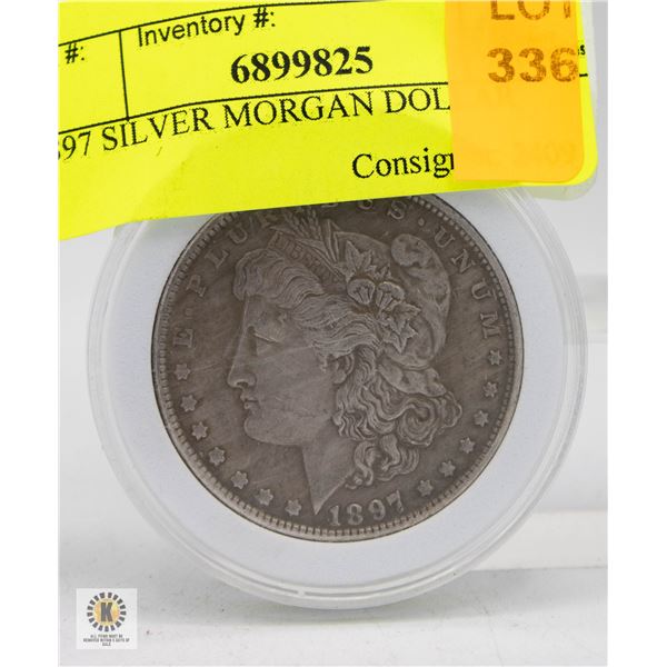 1897 SILVER MORGAN DOLLAR