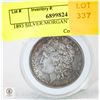 Image 1 : 1893 SILVER MORGAN DOLLAR