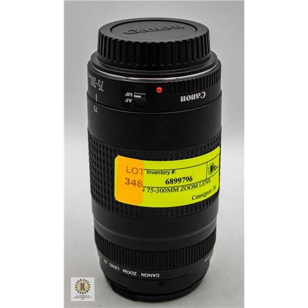 CANON 75-300MM ZOOM LENS
