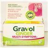 Image 1 : TWO 20 PACKS OF GRAVOL GINGER MULTI-SYMPTOM
