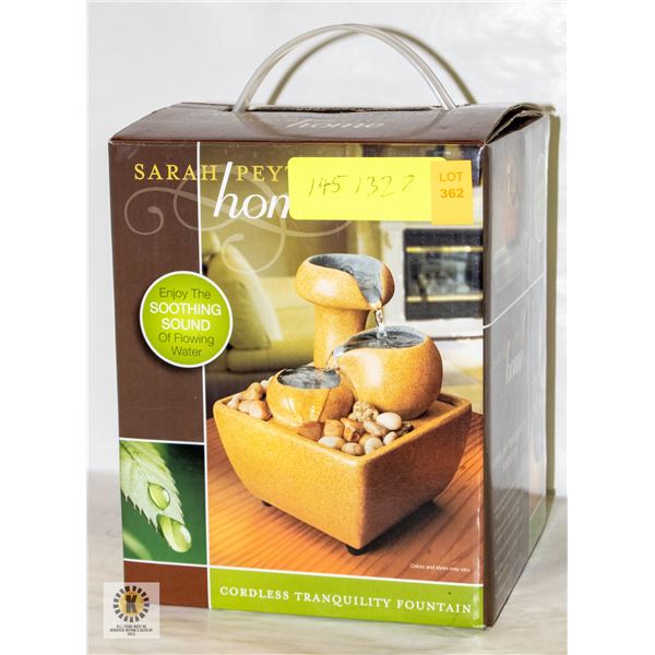 SARAH PEYTON HOME TRANQUILITY FOUNTAIN
