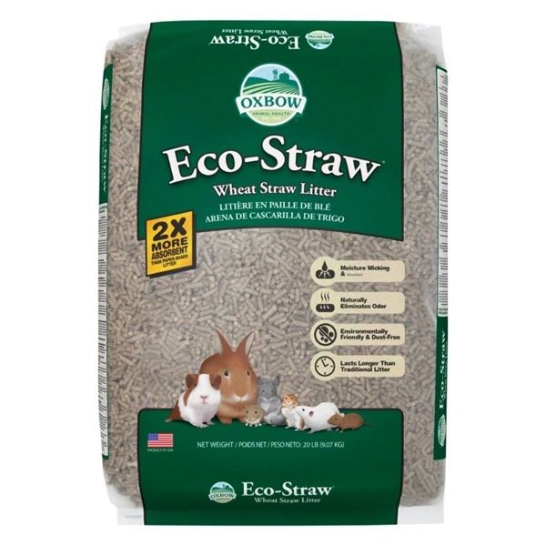 NEW 20LBS OXBOW ECO-STRAW WHEAT STRAW LITTER