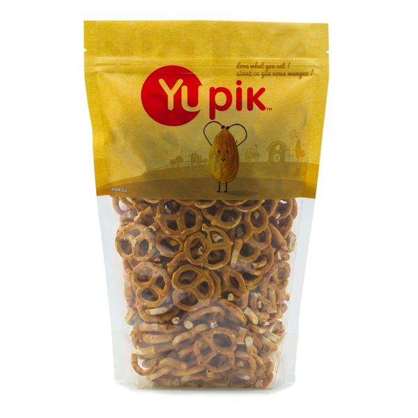 NEW 6 X 450G YUPIK UNSALTED PRETZELS