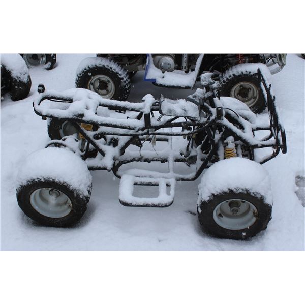 MINI QUAD FRAME PARTS BIKE NO KEYS
