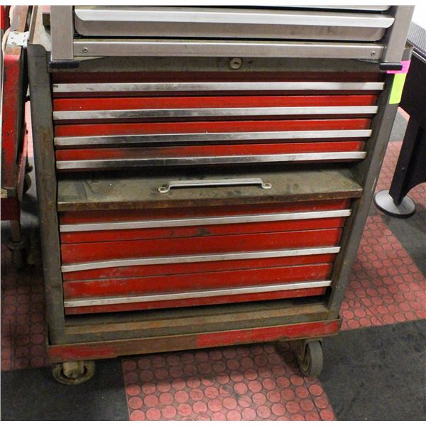 CRAFTSMAN TOOL CHEST ON WHEELS H-34.75" W-20"