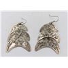 Image 1 : ESTATE ENGRAVED 3PC EARRINGS