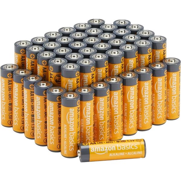NEW AMAZON BASICS 48-PACK AA HIGH-PERFORMANCE BATT