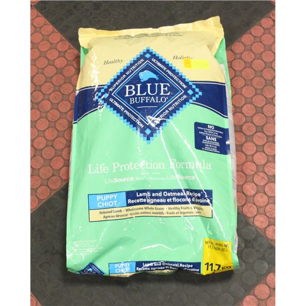 NEW 26LB BLUE BUFFALO PUPPY CHIOT LAMB & OATMEAL