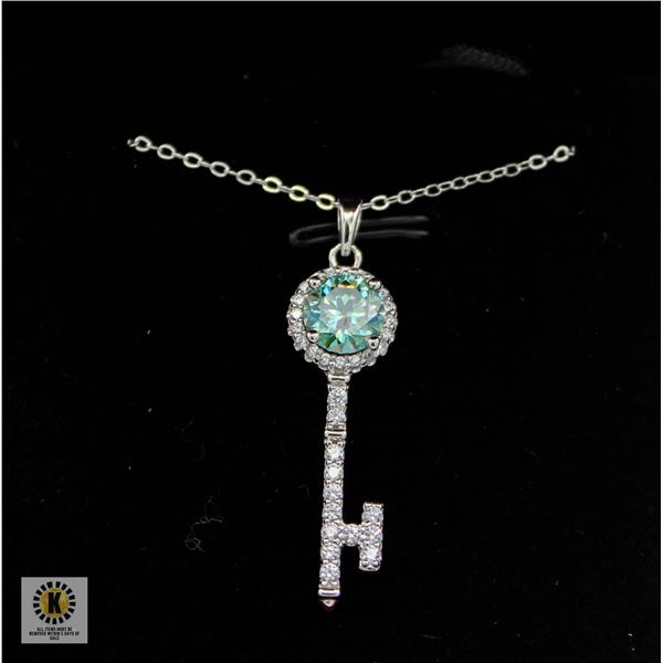 #2394-1.00 CT ROUND BRILLIANT CUT MOISSANITE