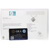 Image 2 : #2393-1.00 CT GRA CERTIFIED ROUND BRILLIANT CUT