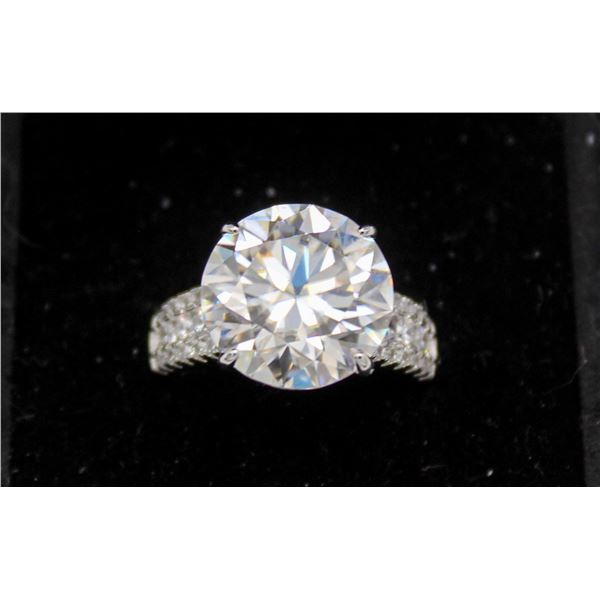 #2381-10.00 CT GRA CERTIFIED ROUND BRILLIANT CUT