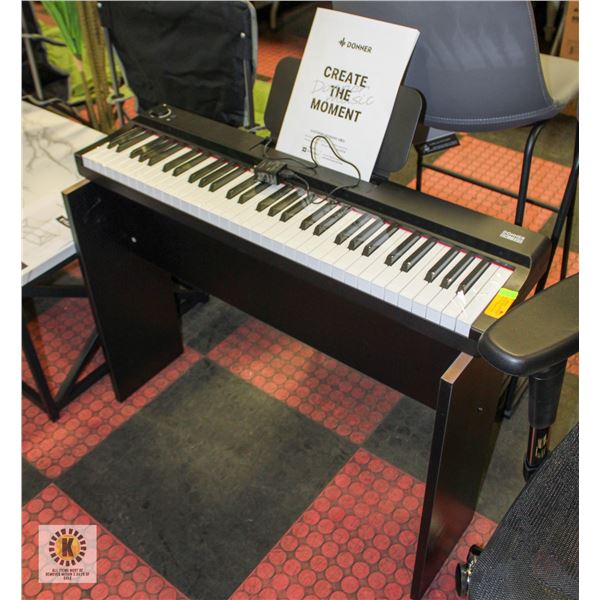 NEW DONNER DK-10S KIDS ELECTRONIC KEYBOARD W/STAND