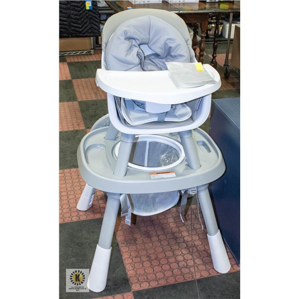 NEW 15-1 MULTI-FUNCTIONAL CHILDRENS HIGH CHAIR AND