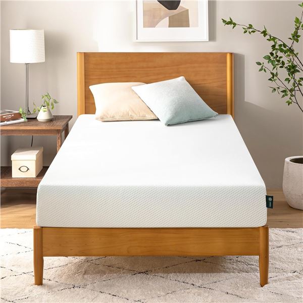 NEW ZINUS 6" GREEN TEA MEMORY FOAM TWIN MATTRESS