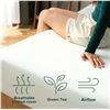 Image 2 : NEW ZINUS 6" GREEN TEA MEMORY FOAM TWIN MATTRESS