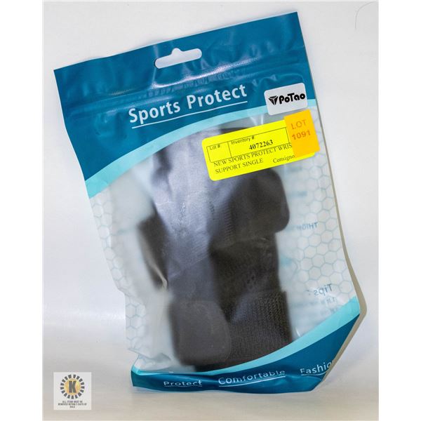 NEW SPORTS PROTECT WRIST SUPPORT SINGLE