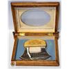 Image 1 : VINTAGE ALASKA ULU KNIFE IN CUSTOM WOODEN CASE