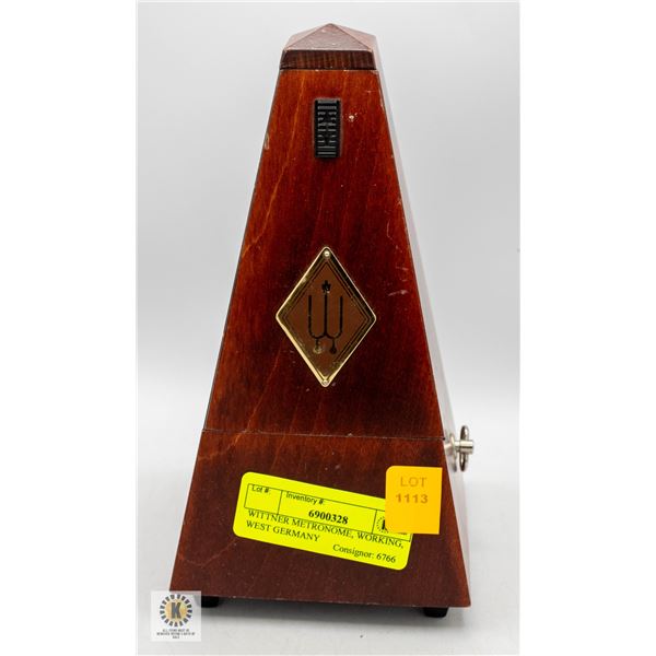 WITTNER METRONOME, WORKING, WEST GERMANY