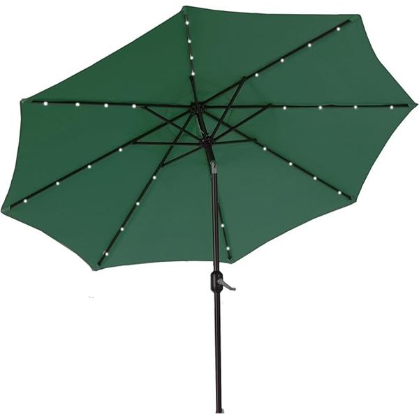 NEW WITH BOX SOGES 9FT SOLAR POWERED LED PATIO