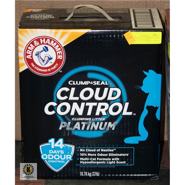 NEW 37LB ARM & HAMMER CLUMP & SEAL CLOUD CONTROL