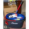 Image 1 : NEW VILEDA EASY WRING RINSE CLEAN SPIN MOP BUCKET