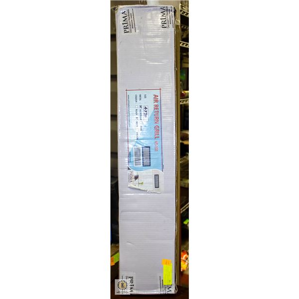 NEW WITH BOX WHITE ALUMINUM AIR RETURN GRILLE