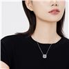 Image 4 : 3 CT GRA CERTIFIED ROUND BRILLIANT 925S NECKLACE