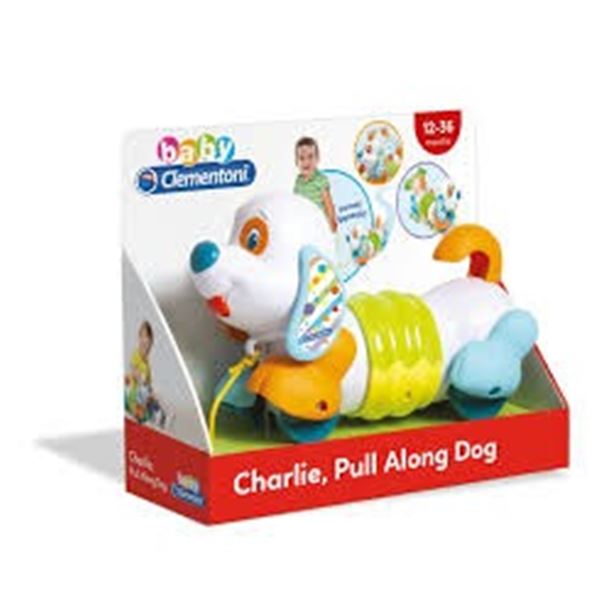 NEW BABY CLEMENTONI CHARLI PULL ALONG DOG