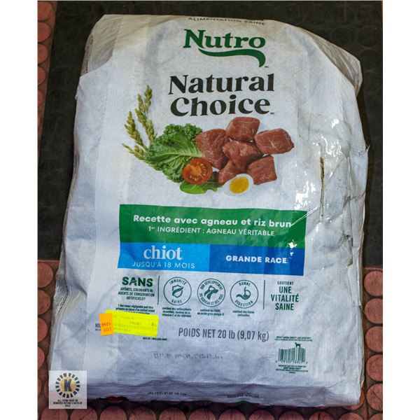 NEW 20LBS NATURAL CHOICE LAMB & BROWN RICE