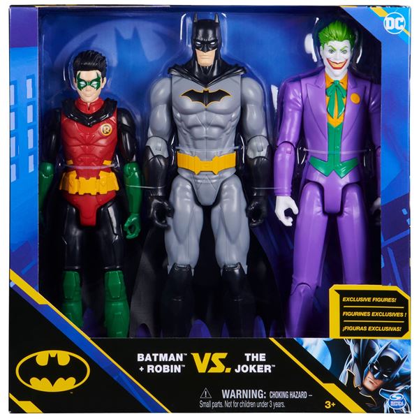 NEW DC BATMAN + ROBIN VS THE JOKER TOY