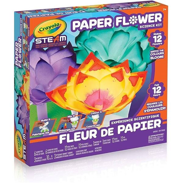 NEW CRAYOLA STEAM PAPER FLOWER SCIENCE KIT