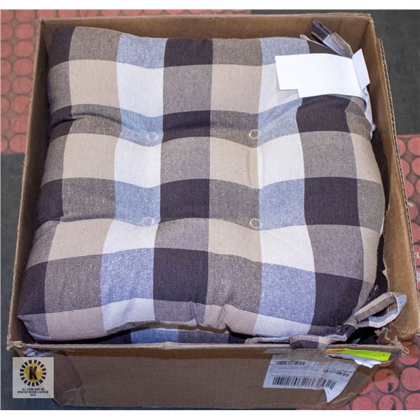 NEW 4 CP-370-BUFFALO SEAT CUSHIONS