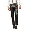 Image 1 : NEW SETA APPAREL MENS LEATHER PANTS BLACK
