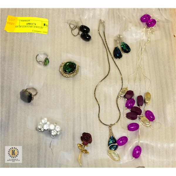 TRAY OF COSTUME JEWELRY