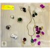 Image 1 : TRAY OF COSTUME JEWELRY